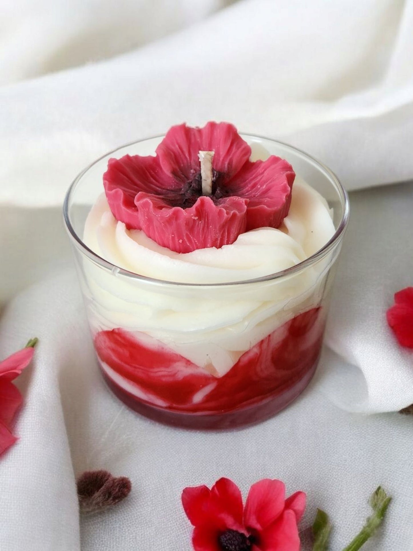Bougie Coquelicot