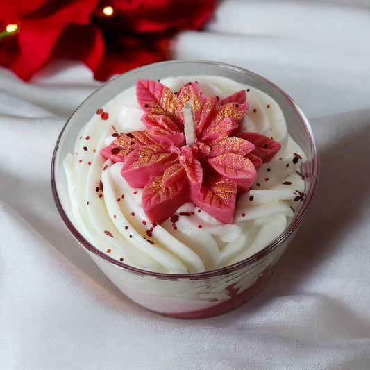 Bougie Fleur de Noël