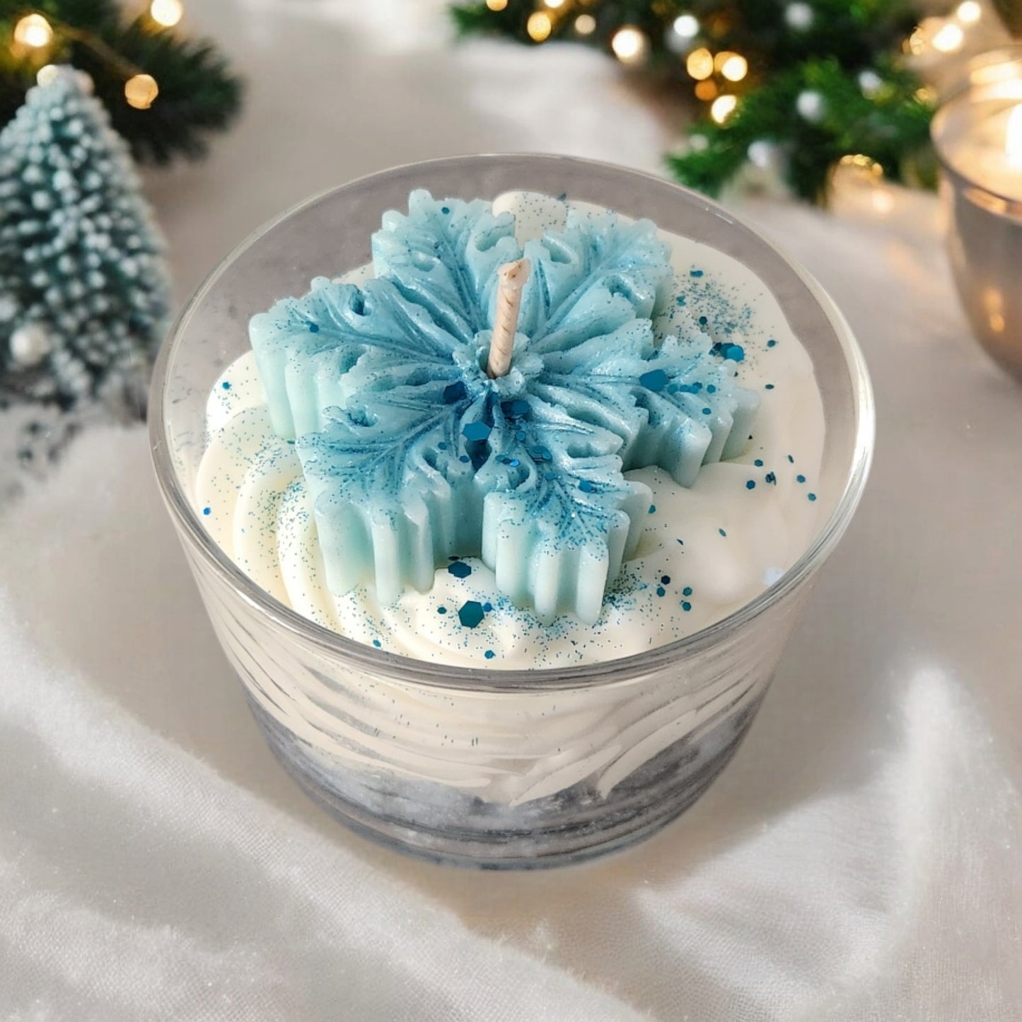 Bougie Flocon de Neige