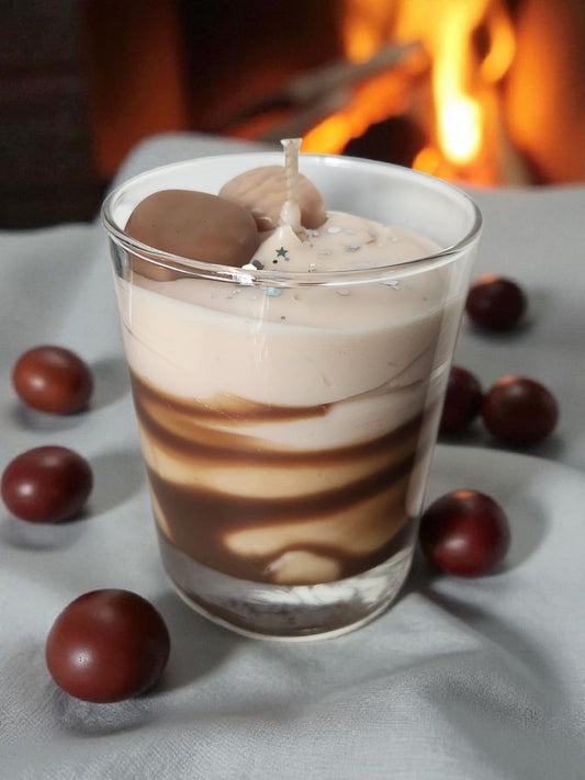 Bougie Marron Chaud