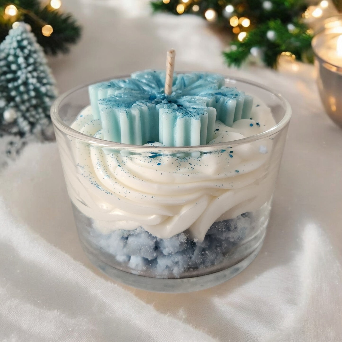Bougie Flocon de Neige