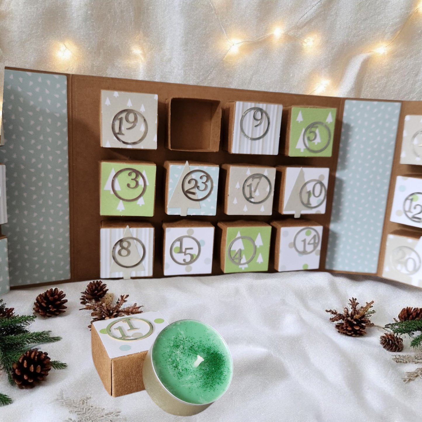 Calendrier de l'avent Bougie Chauffe Plat