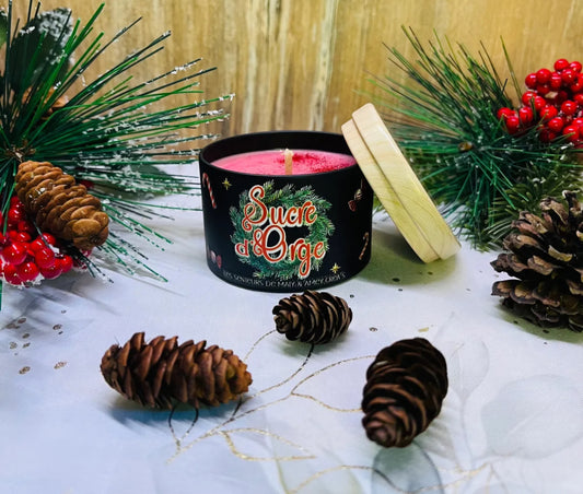 Bougie Bijoux " Sucre d'orge"